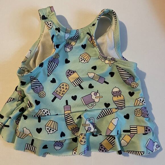 Baby Girl Bundle, 6 - Floral Leggings, Champion, Swimsuit, Long Sleeve T-Shirt - Picture 6 of 10